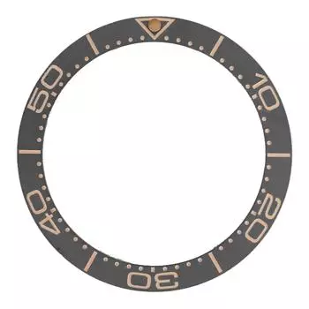 Ceramic Watch Bezel Ring 38mm Watch Bezel Insert Replacement Parts Accessory for Watchmaker Gray