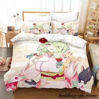 Ceres Fauna Bedding Set Single Twin Full Queen King Size Bed Set Adult Kid Bedroom Duvetcover Sets Anime Parure de lit Bed EU Single 135x200cm