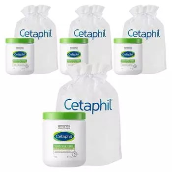 Cetaphil Moisturizing Cream + Pouch Set, 550g, 4 sets
