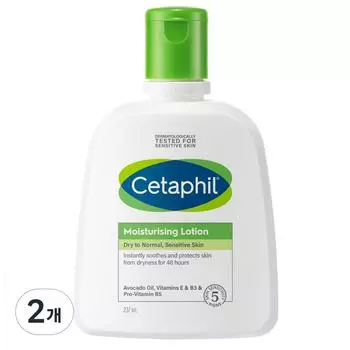Cetaphil Moisturizing Large Capacity Lotion, 237ml, 2 units
