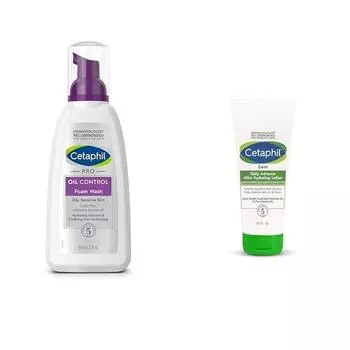 Cetaphil PRO Oil Control Foam для проблемной и жирной кожи, 236 мл, Dam Daily Advance Ultra Hydrating Lotion, 30 г увлажняющего средства с маслом ши