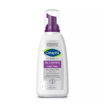Cetaphil PRO Пенка для умывания для контроля жирности для проблемной жирной кожи 236 мл Глубокое очищение Мягкое ежедневное очищающее средство