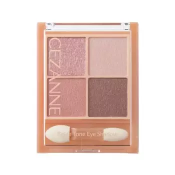 Cezanne Beige Tone Eye Shadow 06 Peach Beige 4.3g Lame Pearl Matte 4 Color Eye Shadow