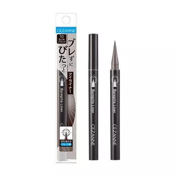 Cezanne Bure Pita Liner 10 Familiar Black Eyeliner 5 мм короткая кисточка 0,67 мл