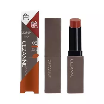 Cezanne Lip Color Shield 02 Orange Beige Gel Film Lip Beautiful Color Hard to Fall 3.7g