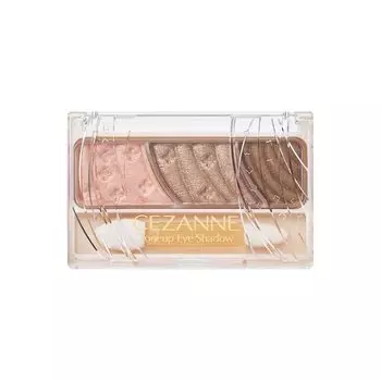 Cezanne Tone Up Eyeshadow 11 Taupe Brown 3-цветные тени для век с наконечником 2,7 г