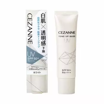 Cezanne UV Tone Up Base White 30 г Основа под макияж White Skin Водостойкая 30 г SPF50+/PA++++ (х 1) белый