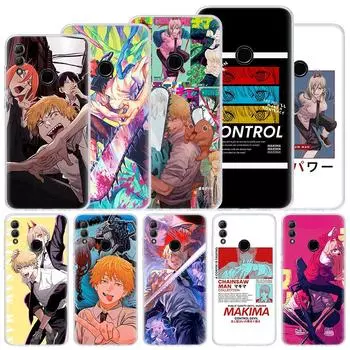 Chainsaw Man Anime Soft Case For Huawei P Smart Z Y5 Y6 Y7 Y9S 2019 Phone Cover Honor 10 Lite 9 9X 8X 8A Pro 8S 20i Coque Shell P Smart 2018