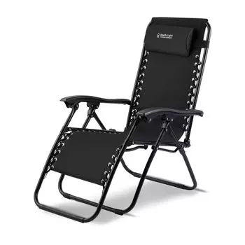 Chair Infinity Chair Outdoor Chair Lightweight Folding High Back Chair Headrest [Mitsuba Store] sl-yz1070-bk