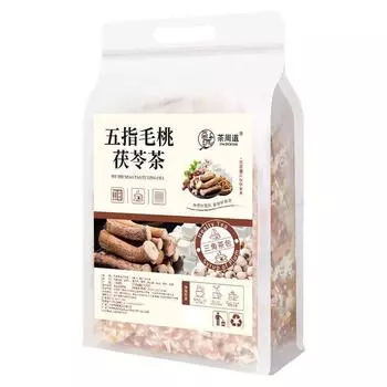 Чай для здоровья Five Fingers Peach and Poria Wu Zhi Mao Tao, 250 г, треугольный пакетик 120 g(8g*15 packs)