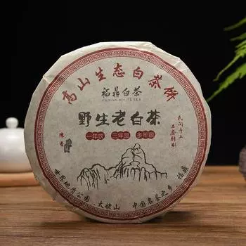 Чай Fuding High Mountain Bai Cha Shou Mei листовой дикий старый белый 2015г 350г