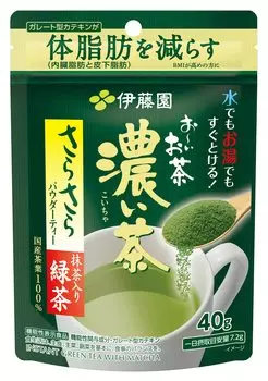 Чай Itoen Oi Ocha Smooth Dark Tea 40 г x 3 пакетика в порошке с функциональными свойствами (тип молнии)