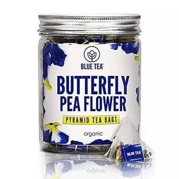 Чай из Клитории (30 пак, 1,65 г), Butterfly Pea Flower Tea, Blue Tea