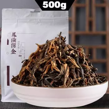 Чай китайский черный чай FengHetang Dian Hong Yunnan Dianhong Maofeng 2023 г. 500г