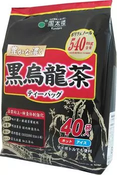 Чай Кунитаро Rich Dark Black Oolong в пакетиках xx 2 (5г 40п)