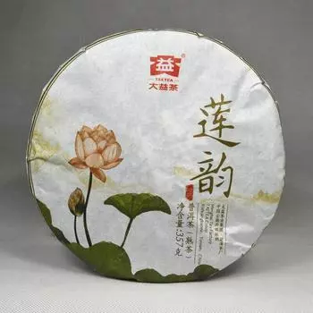 Чай Мэнхай Дайи Пуэр 2016 Lianyun TAETEA Пуэр Приготовленный чай 357г Спелый