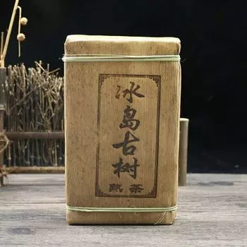 Чай Пуэр Island Old Tree Шу 2015 Arbor Ароматный Чайный Кирпич 500г Спелый Пуэр 500g