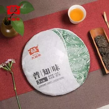 Чай пуэр TAETEA Raw 2021 Batch 2101 Dayi Pu Zhi Wei Чайный пирог Шэн Пуэр 357г
