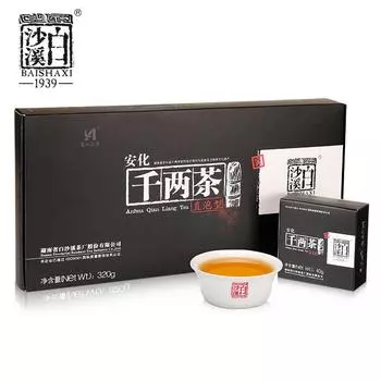 Чай Qian Liang Cha Hunan Anhua Темный чайный кирпичик 320г