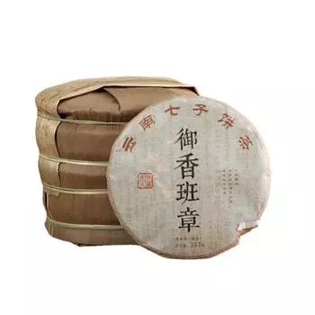 Чай Ripe Tea Cake Royal Scent Banzhang Health Care 357г Баньчжан Пуэр
