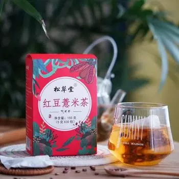 Чай с красной фасолью и ячменным соусом, травяной фруктовый чай, чайный пакетик для здоровья, настойный чай 150 г