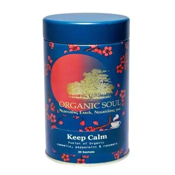 Чай с органической Ромашкой, Мятой и Розмарином (20 пак, 2 г), Keep Calm, Organic Soul
