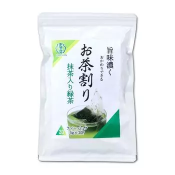 Чай Uji no Tsuyu, смешанный зеленый чай, пакетики x 20 (5г пакеты)