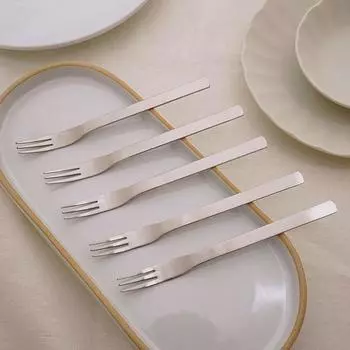 Чайная вилка Table Art Smart, серебро, 5 предметов, популярная корейская посуда