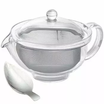 Чайник Akebono Sangyo Clear из нержавеющей стали, сетка, 280 мл, набор для измерения чая, тритановая смола, сделано в Японии TW-3721