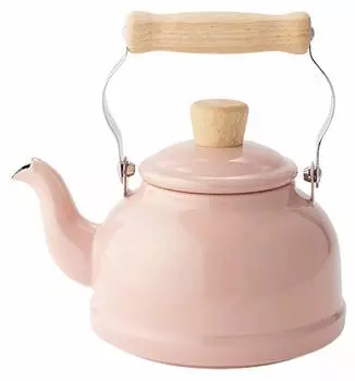 Чайник эмалированный Fuji Ash Pink Enamel IH совместимый с хлопком 1.6L CTN-1.6KAP
