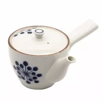 Чайник Arita ware 250 мл с цветочным узором в горошек, сделано в Японии 478502 (керамический фильтр)