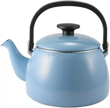 Чайник Fuji Enamel Cotton Plus 2,5 л, пепельно-голубой CTP-2.5K.AB
