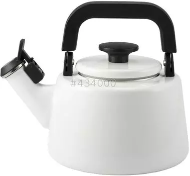 Чайник Fuji Enamel Cotton Plus Whistle Kettle 2.1L White CTP-2.1WK.W