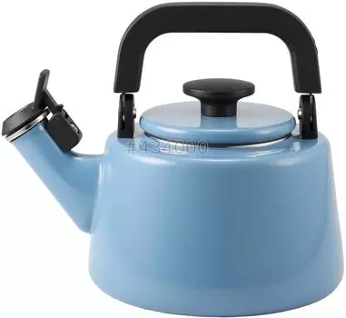Чайник Fuji Enamel Cotton Plus Whistle Kettle 2.1L Ash Blue CTP-2.1WK.AB