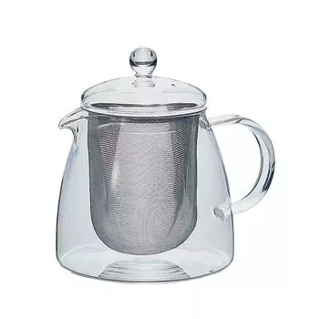 Чайник HARIO Leaf Pure, практичная емкость 700 мл, термостойкое стекло, подарочный подарок CHEN-70T