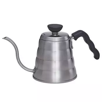 Чайник капельного типа HARIO V60Vono Gas FireПрактический корпус емкостью 500 мл, не совместим с IHКрышкаРучка из нержавеющей сталиРучкаФенольная смола Серебро VKB-70HSV
