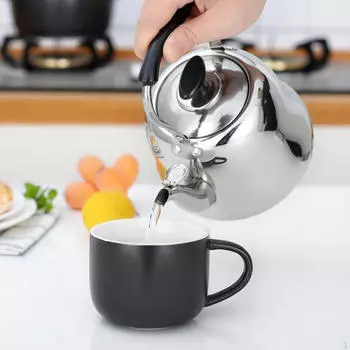 Чайник со свистком, звук воды для дома, 1 л, антикоррозийный кофе, чай с