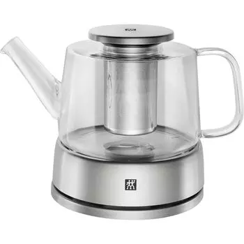 Чайник ZWILLING со стеклянным горшком, японский чайник Sorrento Sorrento Warmer [Авторизованный продукт] 39500-142 серебряный
