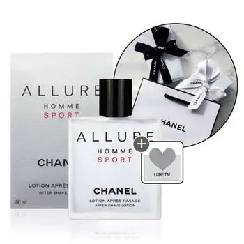 Chanel Men s Allure Homme Sports Лосьон после бритья 100 мл + Rochach, 1 шт.
