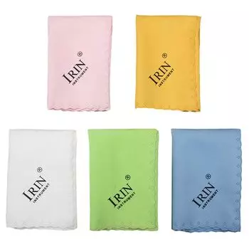 Chaojibao 5 Pieces 5 Colors Microfiber Cleaning Cloths for Musical Premium Cloths for Piano Cleaning of each of 5 Instruments, Guitar, Bass, (1