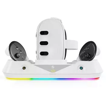 Charging Station VR Headset Controller Charger VR Charging Dock for Meta Quest 3
