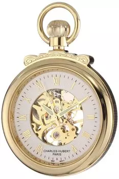 [Charles Hubert] Карманные часы с ручным заводом Skeleton 3903-G Мужские