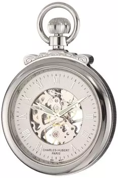 [Charles Hubert] Карманные часы с ручным заводом Skeleton 3903-W Мужские