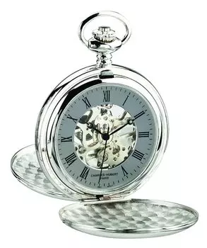 [Charles-Hubert Paris] Карманные часы механические с ручным заводом Double Hunter DWA-064 мужские
