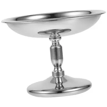 Чаша для мороженого Hay Bride Десертные чашки Vintage Silver Desert Нержавеющая сталь Сервировка серебряный