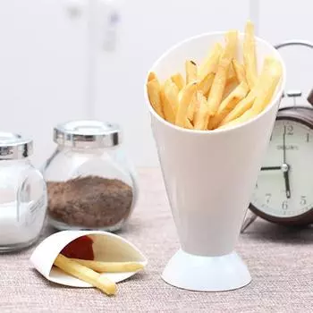 Чашка для закусок 2 в 1, дизайнерский практичный кухонный инструмент, полезная конусная чашка для закусок для кухни