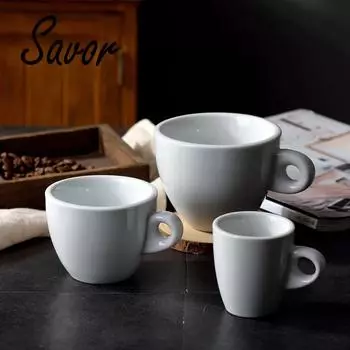 Чашка Espreo Маленькая керамическая кружка Кофе Чай Вода Домашняя посуда для напитков 50ml