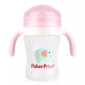 Чашка Fisher Price с защитой от проливания на 360 градусов, розовая, 1 шт., Популярные корейские товары для родителей
