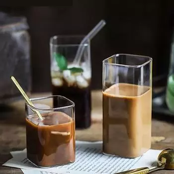 Чашка из боросиликата, мини-чашка для виски, чашка для кофе, чая, стеклянная чашка, прозрачные прозрачные чашки для чая