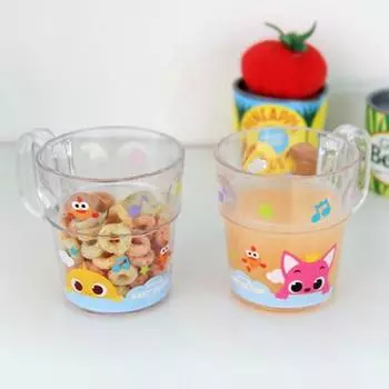 Чашка Izoum Pinkfong в горошек, разные цвета, 2 шт., Популярные корейские товары для родителей